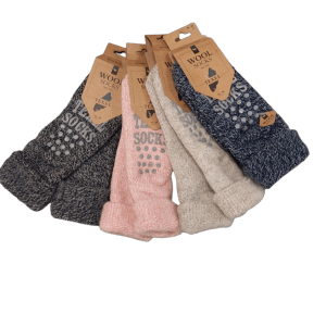 Texel Socks wollen huissokken met antislip (ABS) div kleuren.
