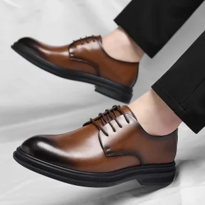 Men Business Elevator Oxfords Shoes 3 / 6 / 8 cm