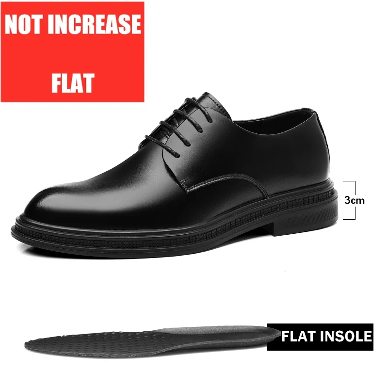 Men Business Elevator Oxfords Shoes 3 / 6 / 8 cm - Afbeelding 9
