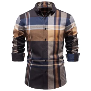 Classic Plaid Formal Business Executive Shirts