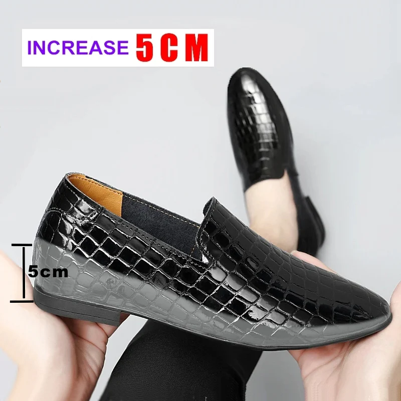 Formal Lazy Social Fashion Men Elevator Shoes - Afbeelding 8