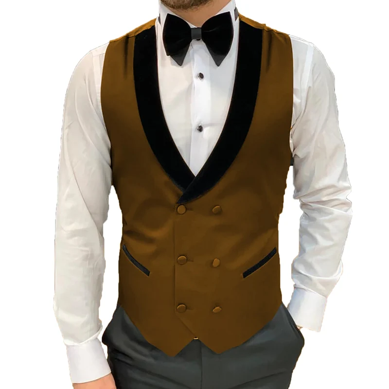 Men Double Breasted Suit Vest - Afbeelding 9