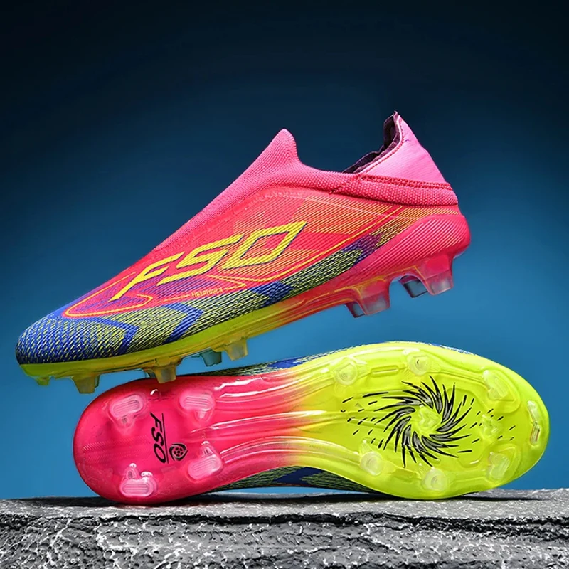 Men Society Soccer Shoes Cleats Unisex Non Slip Sneaker - Afbeelding 2