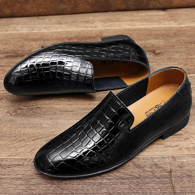 Formal Lazy Social Fashion Men Elevator Shoes - Afbeelding 2