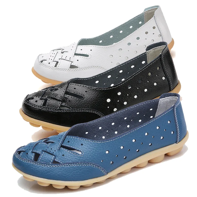 Women Loafer Leather Flats