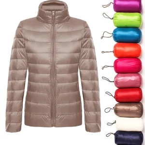 Woman Ultra Light Duck Down Jackets For Women