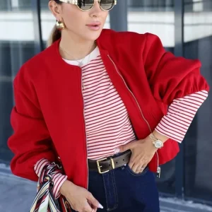 Women Soft Cropped Outerwear Sports Jackets