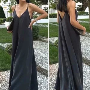 Sexy Backless Maxi Dress Elegant Light and breezy Dress