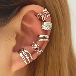 Trendy Elegant Design Ear Cuff 5pcs/set
