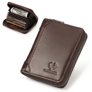 Genuine Leather Multi Slot Card Holder