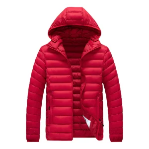 Men Hooded Casual Outwear Jacket Coat