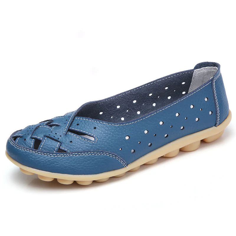 Women Loafer Leather Flats - Afbeelding 6