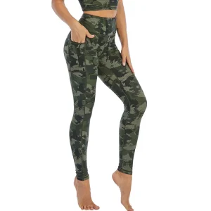 Yoga Pants Sports Camouflage Leggings